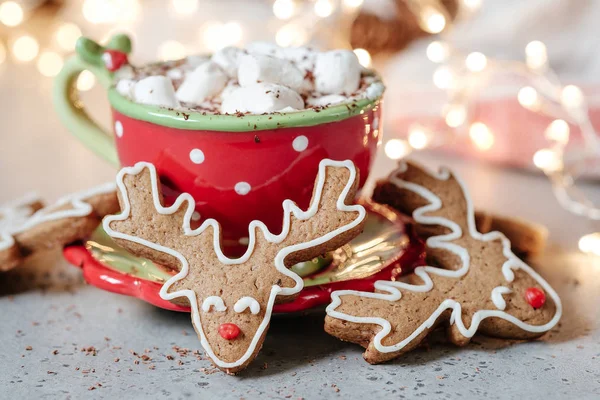 Happy perník cookie muž — Stock fotografie