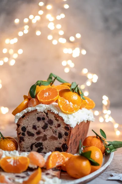 Weihnachtsfruchtkuchen — Stockfoto