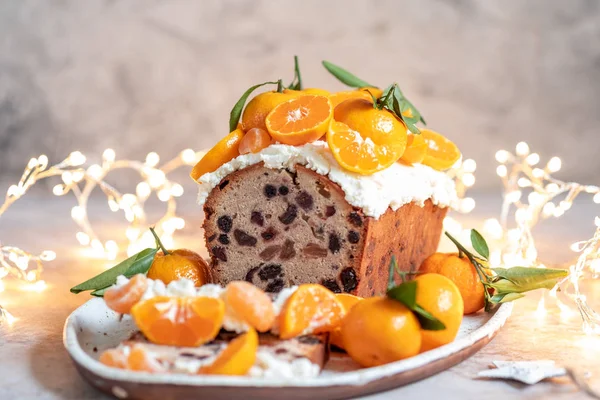 Weihnachtsfruchtkuchen — Stockfoto