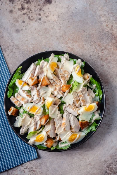 Grilled chicken caesar salad — Stock Image Grilled chicken caesar salad Stock Photo
