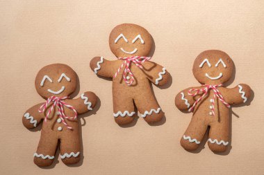 Tatlı zencefilli kurabiye adam.