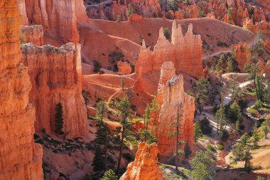 Soyut ülke. Bryce Canyon. Utah, ABD