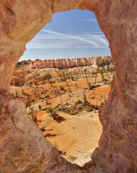 Rock window in Utah, USA. Bryce Canyon.