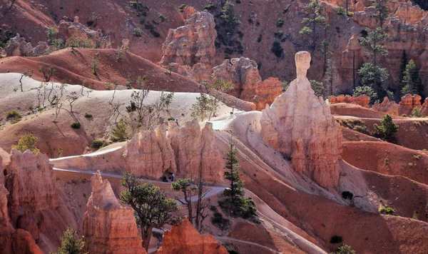 Formações Rochosas Abstratas Luz Bonita Bryce Canyon Eua — Fotografia de Stock