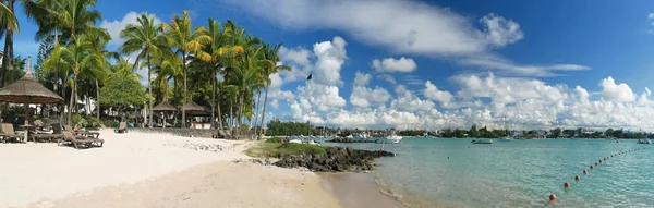 Wyspy Mauritius Tropikalnej Plaży Egzotycznego — Zdjęcie stockowe