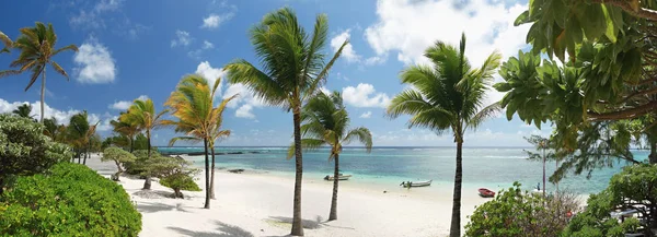 Wyspy Mauritius Tropikalnej Plaży Egzotycznego — Zdjęcie stockowe