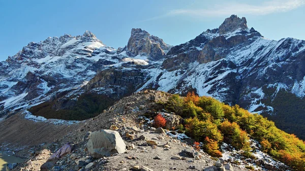 Picos Montanha Patagônia Argentina — Fotografia de Stock