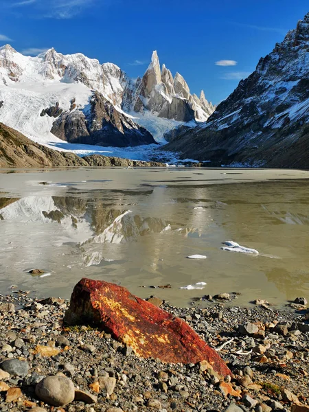 Cerro Torre Úžasné Hory Patagonii Argentina — Stock fotografie