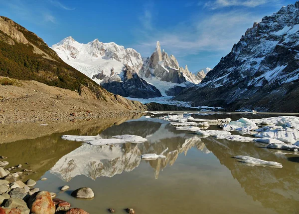 Patagonie Argentina Úžasná Hora Cerro Torre — Stock fotografie