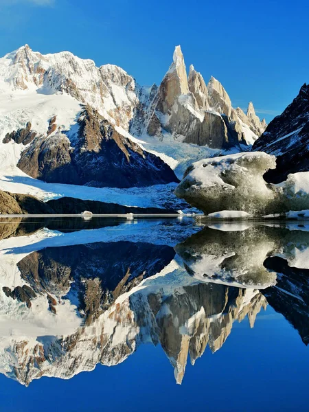 Patagonie Argentina Úžasná Hora Cerro Torre — Stock fotografie