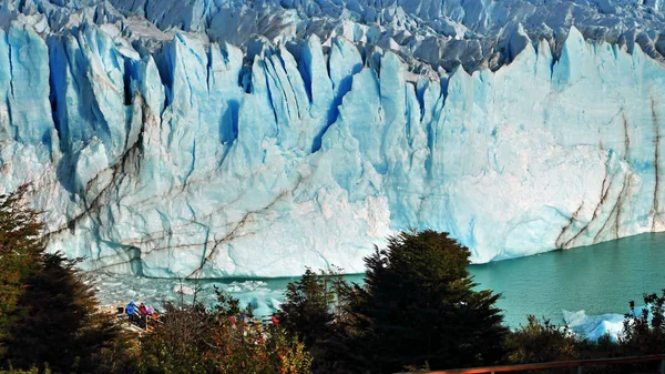Glaciärperiod Till Moreno Fantastisk Natur Patagonien Argentina — Stockfoto