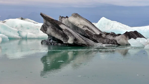Iceberg Cristallo Ghiaccio Islanda — Foto Stock