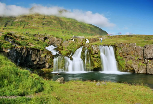 Şelale Dağlarda Zlanda — Stok fotoğraf