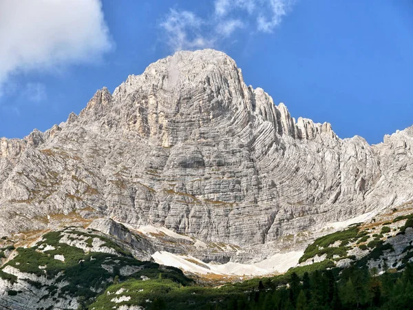 Dolomites Mountains Italia Дивовижний Краєвид — стокове фото