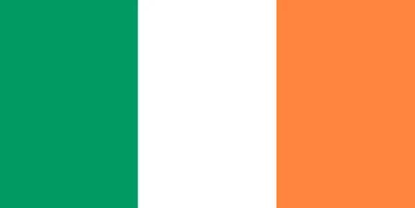 Irische Nationalflagge — Stockfoto