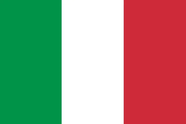 Государственный Флаг Италии — стоковое фото