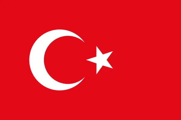 Nationale Vlag Van Turkije — Stockfoto