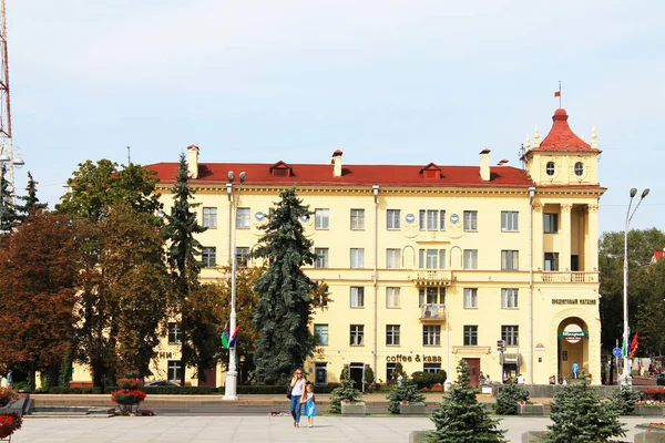 Huvudstad Republiken Vitryssland Minsk City Hörnet Hus Ullits Kiseleva — Stockfoto