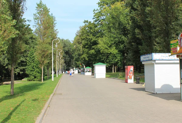 Hoofdstad Van Republiek Belarus Minsk Stad Het Maxim Gorki Recreatiepark — Stockfoto