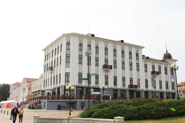 Ibukota Republik Belarus Adalah Minsk Freedom Square Tampilan — Stok Foto