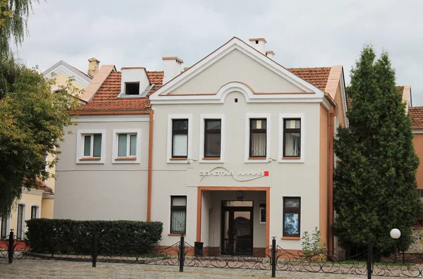 Belarusz Köztársaság Fovárosa Minszki Város Trinity Külvárosában Hangulatos Ház — Stock Fotó