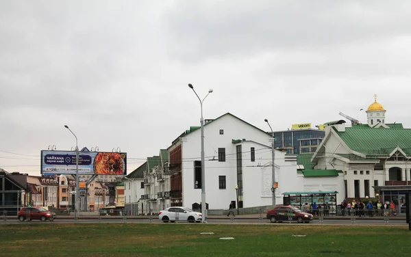 Rusya Minsk Başkentidir Zybitskaya Sokak Görünümü — Stok fotoğraf