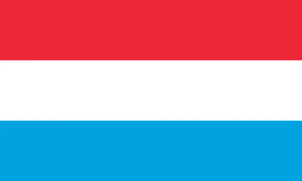 Bandeira Nacional Luxembourg — Fotografia de Stock