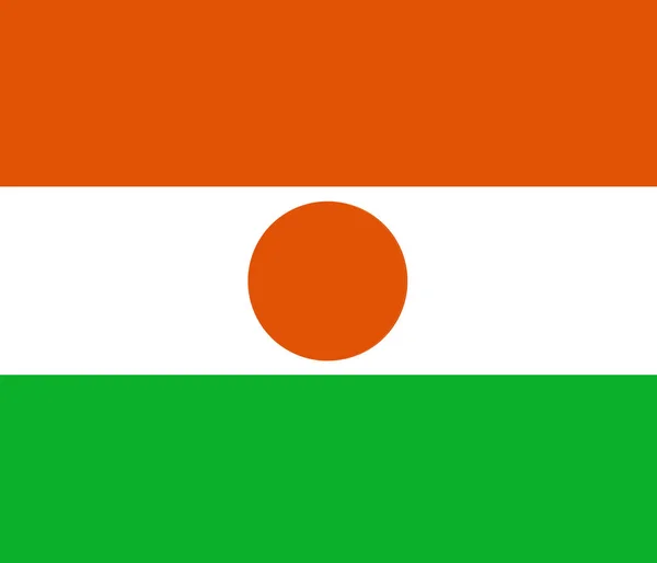Nationale Vlag Van Niger — Stockfoto