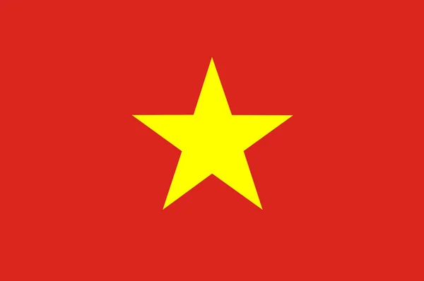 Bandera Nacional Vietnam Antecedentes Con Bandera Vietnam —  Fotos de Stock