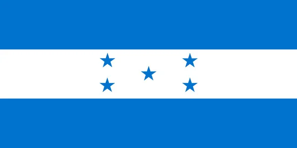 Nationalflagge Der Honduras Hintergrund Mit Fahne Der Honduras — Stockfoto