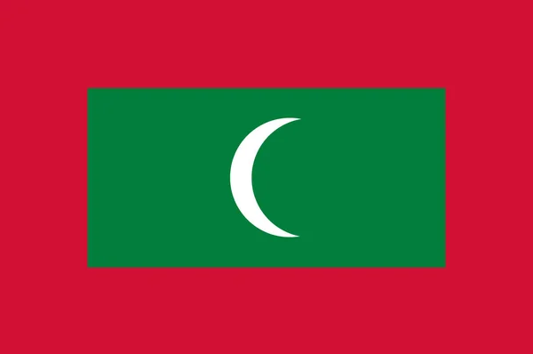 Nationale Vlag Van Maldiven Achtergrond Met Vlag Van Maldiven — Stockfoto