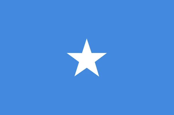Nationale Vlag Van Somalië Achtergrond Met Vlag Van Somalië — Stockfoto
