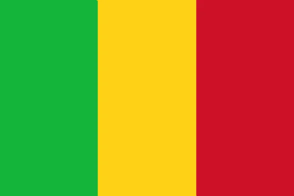 Drapeau National Mali Arrière Plan Avec Drapeau Mali — Photo