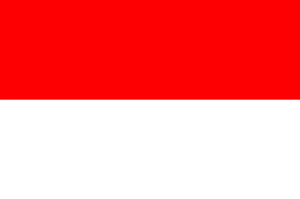 Bandera Nacional Ndonesia Antecedentes Con Bandera Ndonesia —  Fotos de Stock