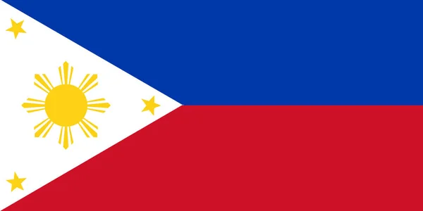 Bandera Nacional Filipinas Antecedentes Con Bandera Filipinas — Foto de Stock