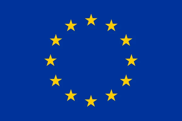 Nationalflagge Europas Hintergrund Mit Europafahne — Stockfoto