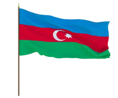  Azerbaycan bayrağı. Editörler ve tasarımcılar için arka plan. Ulusal holiday.j