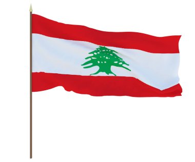 Lübnan Ulusal bayrak. Editörler ve tasarımcılar için arka plan. Ulusal tatil