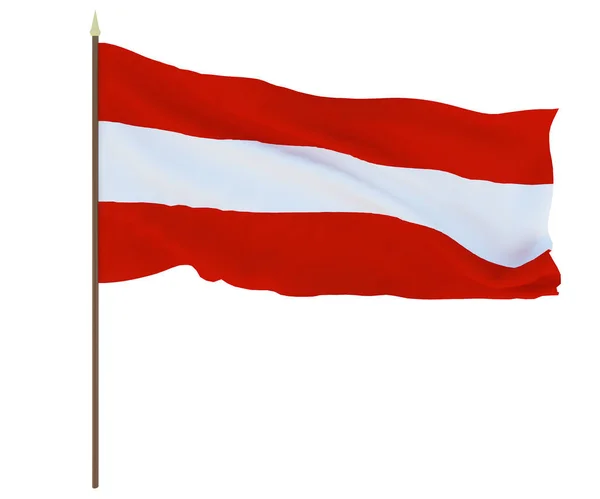 Nationalflagge Österreichs Hintergrund Für Redakteure Und Designer Nationalfeiertag — Stockfoto