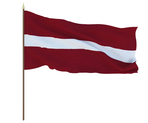 Lettlands Flagga Bakgrunden För Redaktörer Och Formgivare Nationell Helgdag — Stockfoto