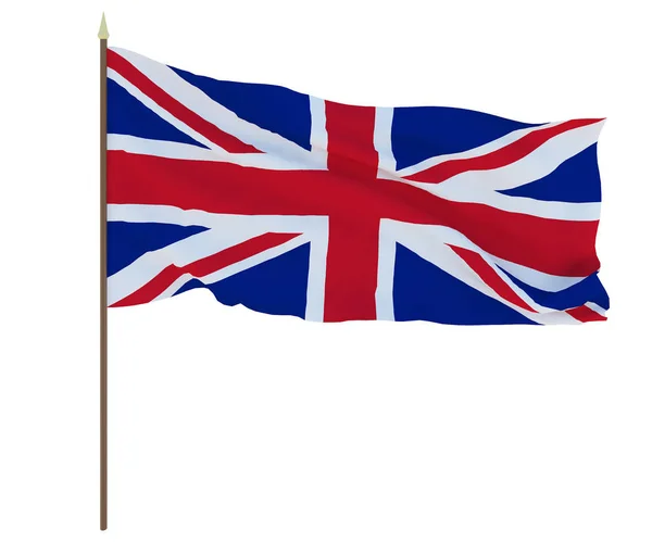 National Flag United Kingdom Background Editors Designers National Holiday — Stock Photo, Image