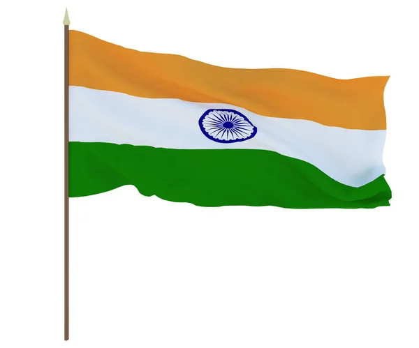 National Flag India Background Editors Designers National Holiday — Stock Photo, Image