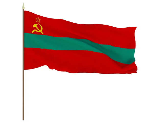 Bandera Nacional Transnistria Fondo Para Editores Diseñadores Fiesta Nacional —  Fotos de Stock