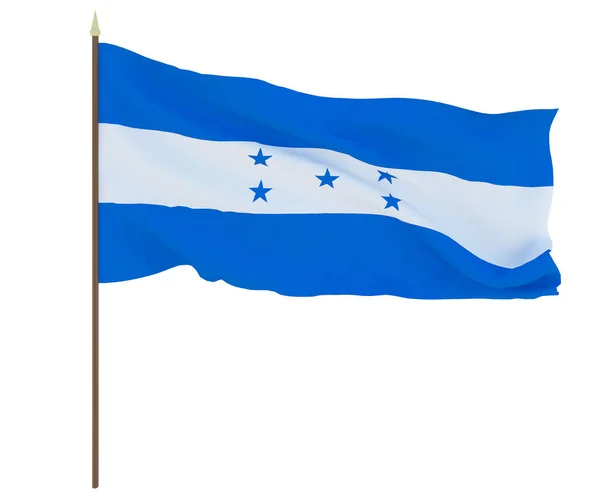 Flaga Narodowa Hondurasu Tło Dla Projektantów Redaktorów Święto Narodowe — Zdjęcie stockowe