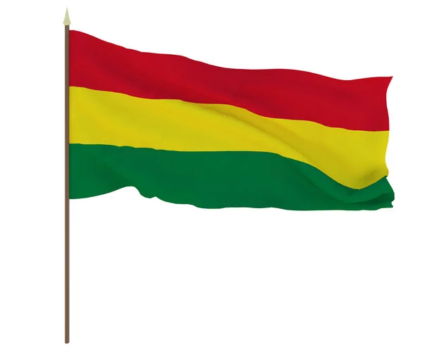 National Flag Bolivia Background Flag Pbolivia — Stock Photo, Image