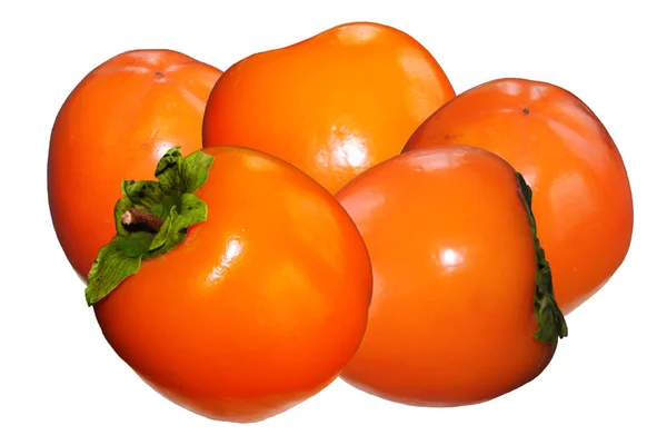 分離の白い背景の上 のおいしい柿果実 — ストック写真
