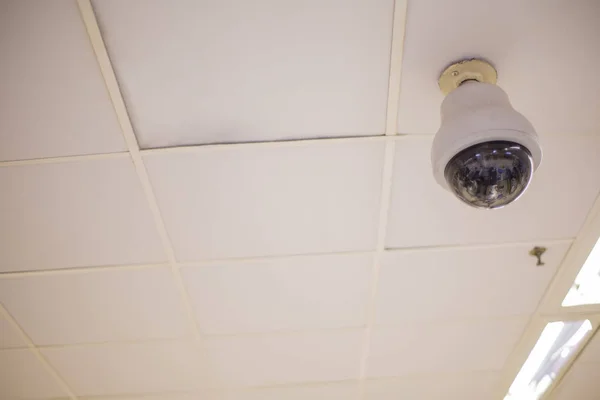 CCTV Camera Operating inside a supermarket or department store