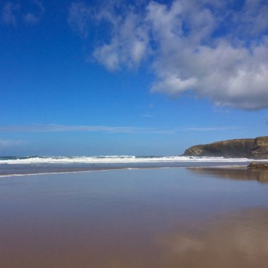 okyanus üzerinde güzel bulut, deniz manzarası, güzel plaj, manzara pacifying