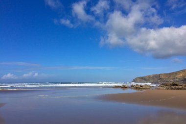 okyanus üzerinde güzel bulut, deniz manzarası, güzel plaj, manzara pacifying