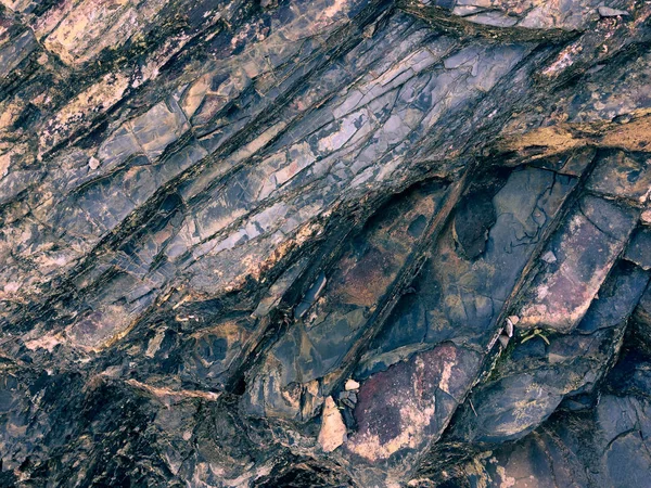 Růžová Kamenná Pozadí Skalní Formace Geologické Útvary — Stock fotografie